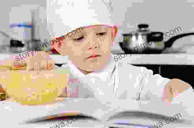 A Child Carefully Following The Recipe Instructions Baking Guide For Kids: Savory Baking Recipes For Little Chefs