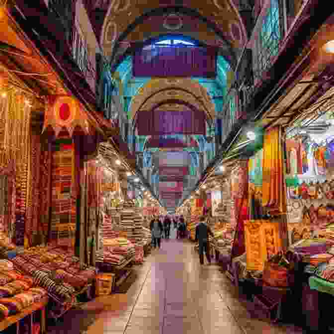 A Vibrant Image Of A Bustling Turkish Bazaar, Where Colors, Scents, And Sounds Create An Intoxicating Symphony. Cross And Crescent: Or Young America In Turkey And Greece A Story Of Travel And Adventure