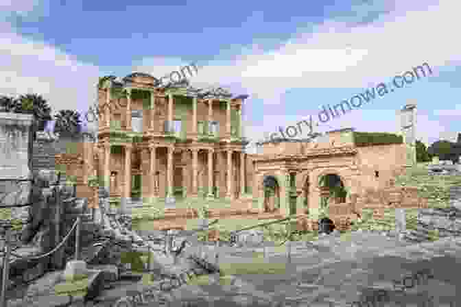 An Image Of The Breathtaking Ruins Of Ephesus, A Testament To The Architectural Prowess Of Ancient Greece. Cross And Crescent: Or Young America In Turkey And Greece A Story Of Travel And Adventure