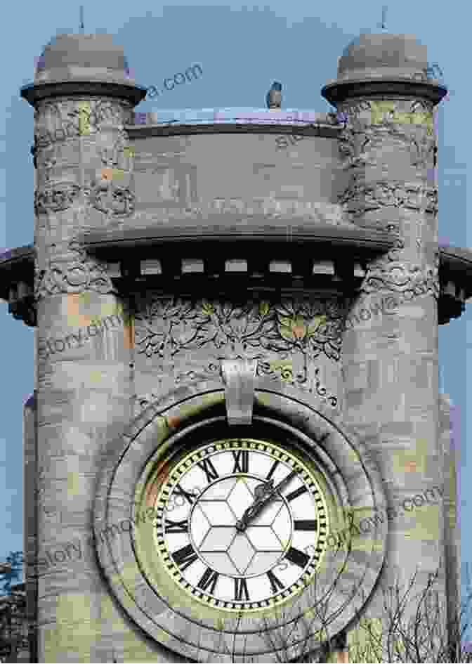 An Intricate Clock Tower In The City Of Belleriport Cinnabar The One O Clock Fox