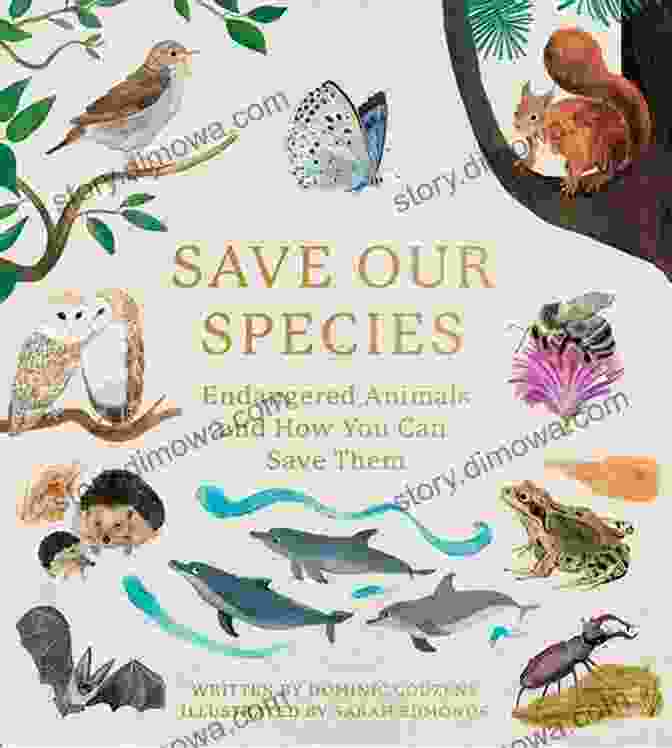 Endangered Species Quick Reference Book Cover Featuring A Vibrant Array Of Endangered Animals. Endangered Species List: A U S Endangered Species Quick Reference