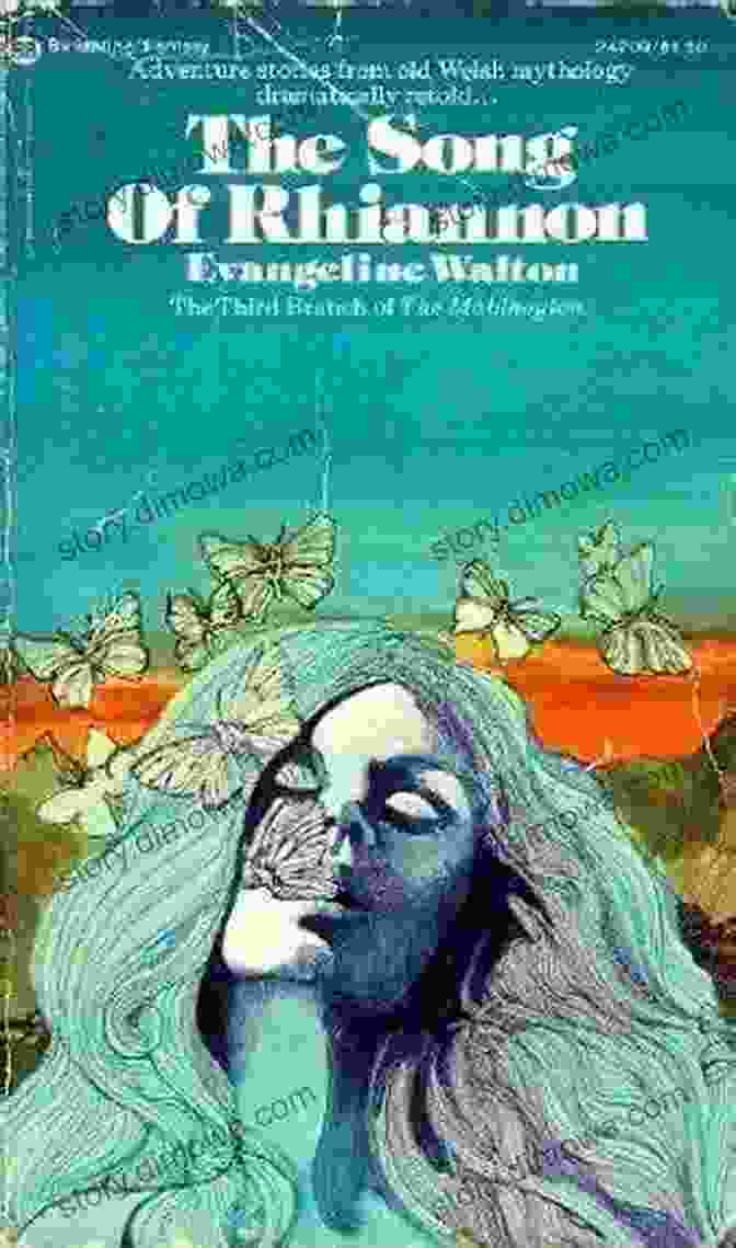 Rhiannon Book Cover Featuring A Young Woman With Long Flowing Hair, Standing In A Forest With A Dragon In The Background Rhiannon Vicki Grove